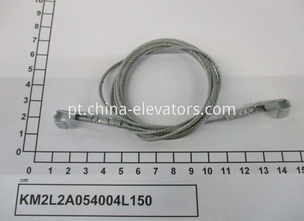 Augusta Landing Door Syncronization Corda para elevadores Kone KM2L2A054004L150 AUGUSTA Landing Door Synchronisation Rope for KONE Elevators KM2L2A054004L150